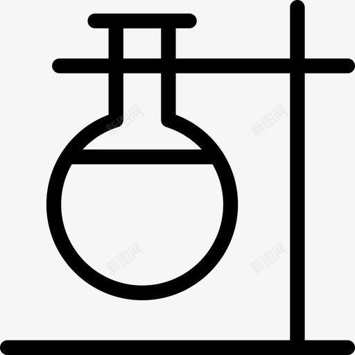 实验实验室烧瓶实验室实验图标svg_新图网 https://ixintu.com 化学 实验 实验室实验 实验室烧瓶 实验室设备 烧杯 烧瓶架 科学实验 锥形烧瓶