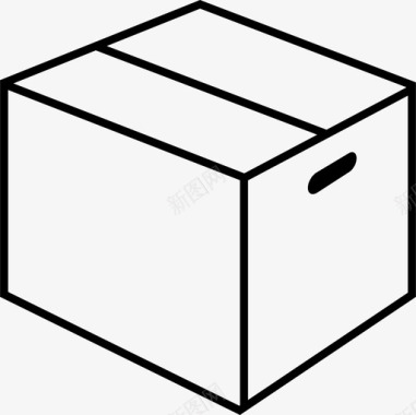 封闭的盒子包含交付图标图标
