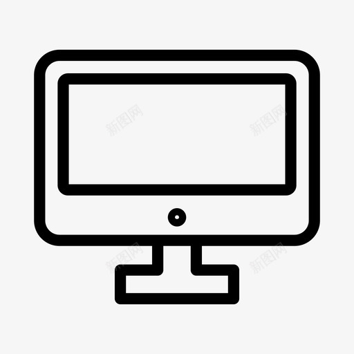 显示器桌面通讯图标svg_新图网 https://ixintu.com imac mac pc 外围设备 屏幕 显示器 桌面 桌面屏幕 现代 电视 通讯