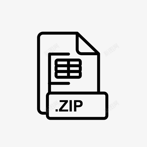 zip文件文件类型系统文件图标svg_新图网 https://ixintu.com zip文件 文件扩展名 文件类型 文件类型扩展名 程序文件 管理文件 系统文件 维护文件