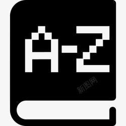 a到z制作字母A到Z的字典教育基本应用图标高清图片