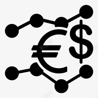 货币图表信息图表图标图标