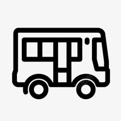 交通汽车素材公共汽车交通旅游图标高清图片