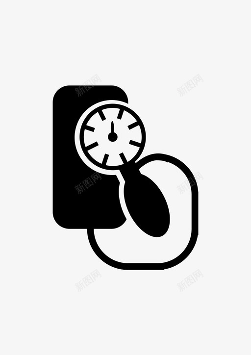 血压袖带图标svg_新图网 https://ixintu.com 血压袖带