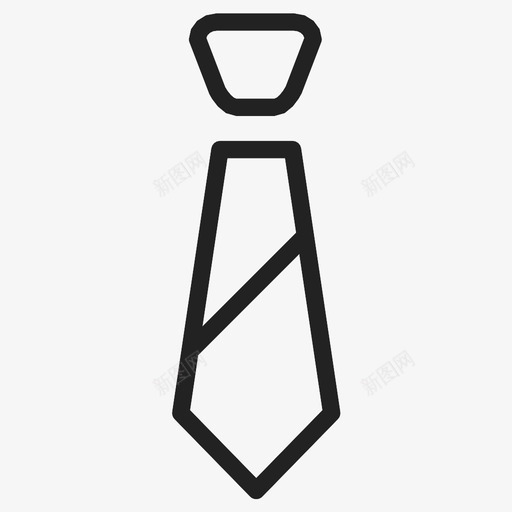 采购产品领带配件衣服图标svg_新图网 https://ixintu.com 男装 绅士 衣服 配件 采购产品领带 面试