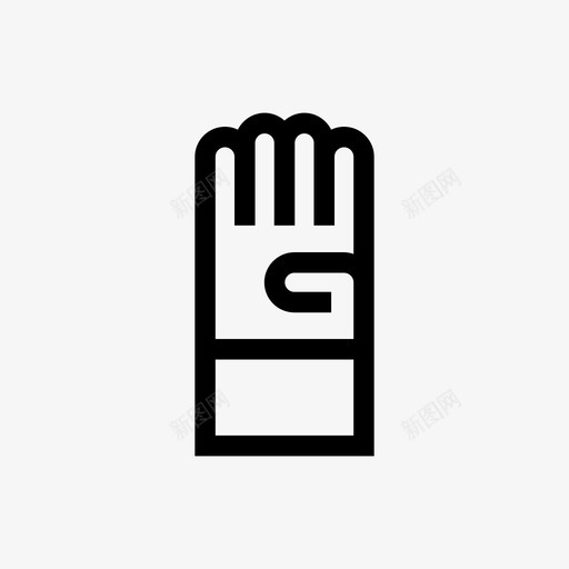 手套手工作图标svg_新图网 https://ixintu.com 保暖手套 保暖连指手套 工作 工作人员 工具 手 手套 穿戴