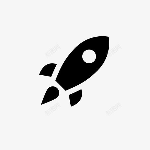 火箭速度宇宙飞船图标svg_新图网 https://ixintu.com 外太空 太空旅行 太空船 宇宙飞船 火箭 火箭船 速度 飞行
