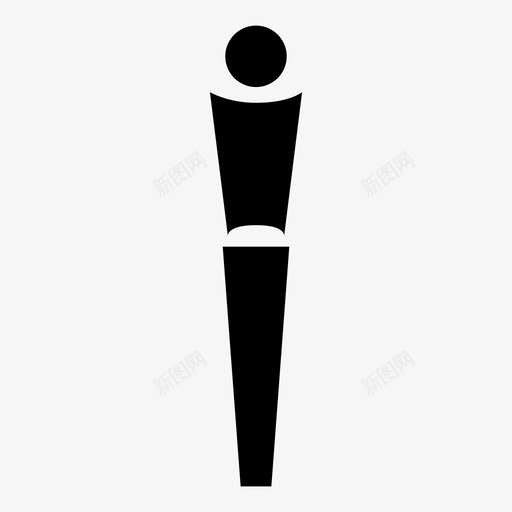 男人爸爸性别图标svg_新图网 https://ixintu.com 人 性别 爸爸 男人