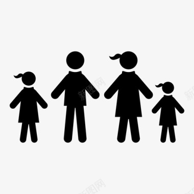 家庭人父母图标图标