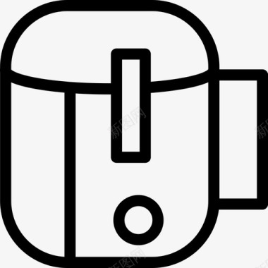 油炸机厨房电油炸机图标图标