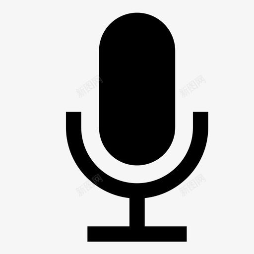 麦克风讲话扬声器图标svg_新图网 https://ixintu.com 声音 录音 扬声器 播客 收音机 讲话 音乐 麦克风