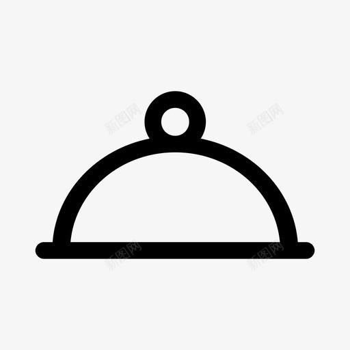 餐具盘子餐厅图标svg_新图网 https://ixintu.com 客房 托盘 服务 服务员 物品 盘子 食物 餐具 餐厅 饭菜