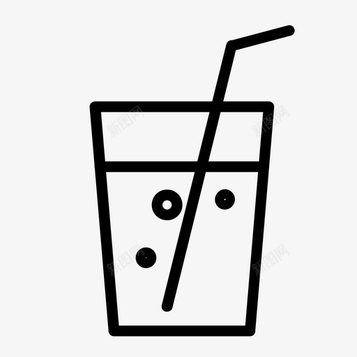 饮料吸管苏打水图标svg_新图网 https://ixintu.com 吸管 微型 提神 玻璃杯 碳酸饮料 苏打水 饮料 鸡尾酒