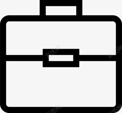旅行箱会议交易图标图标