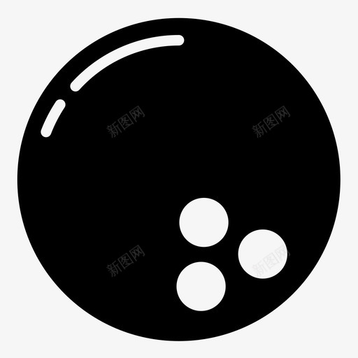 保龄球比赛游戏图标svg_新图网 https://ixintu.com 保龄球 比赛 游戏 运动