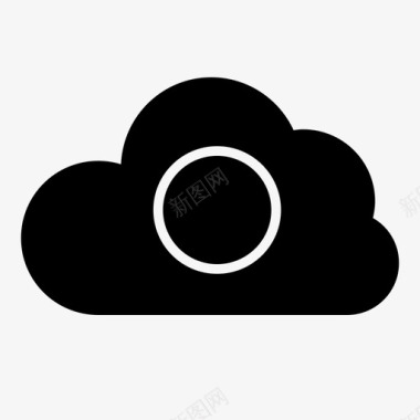 网络云技术存储图标图标