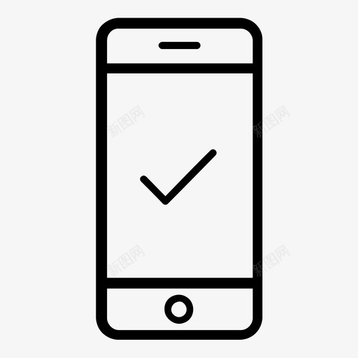 智能手机完成iphone图标svg_新图网 https://ixintu.com iphone 准备好了 列表 好的 完成 很棒的智能手机 手机 智能手机 移动