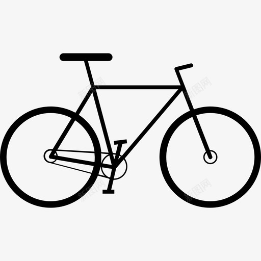 自行车骑自行车上下班图标svg_新图网 https://ixintu.com 上下班 城市 自行车 骑自行车