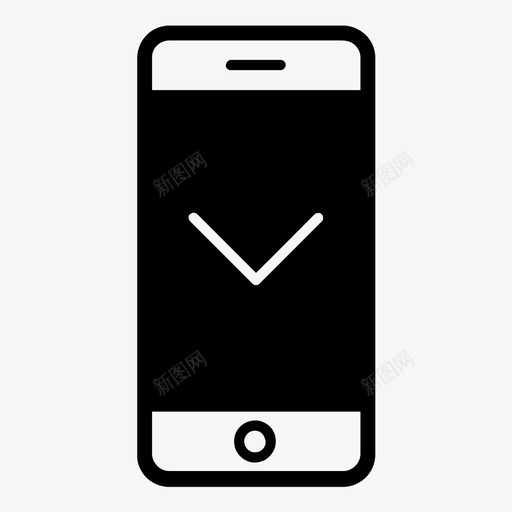 智能手机导航手机图标svg_新图网 https://ixintu.com iphone 下箭头 导航 手机 方向 智能手机 设备 超赞智能手机黑暗版 通讯