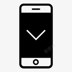 iphone导航智能手机导航手机图标高清图片