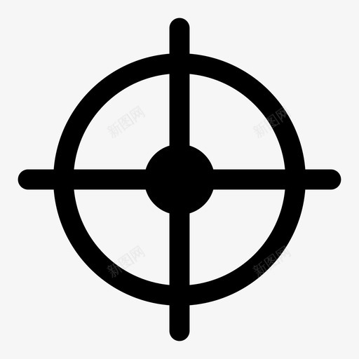 十字准星瞄准焦点图标svg_新图网 https://ixintu.com wsd警戒 十字准星 射击 焦点 狙击手 目标 瞄准 范围