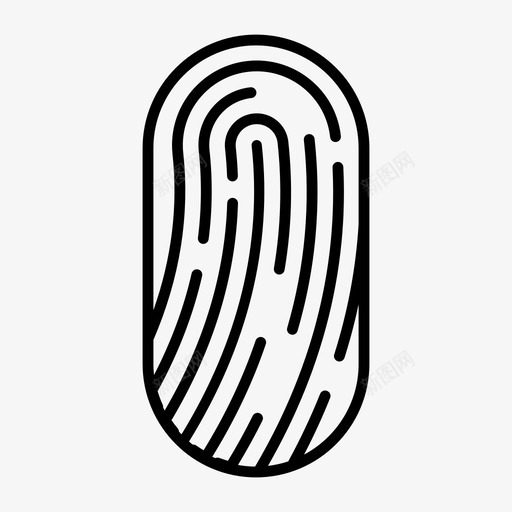 指纹个人标记图标svg_新图网 https://ixintu.com 个人 印记 墨水 指纹 标记 登录 药丸薄 触摸 识别