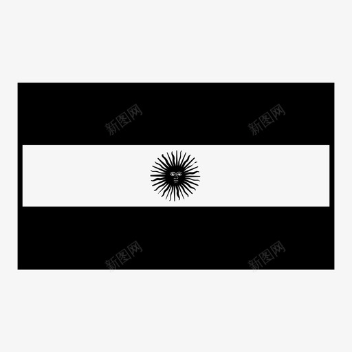 阿根廷南美洲地点图标svg_新图网 https://ixintu.com 位置 全球 南美洲 国旗 地点 地理 阿根廷