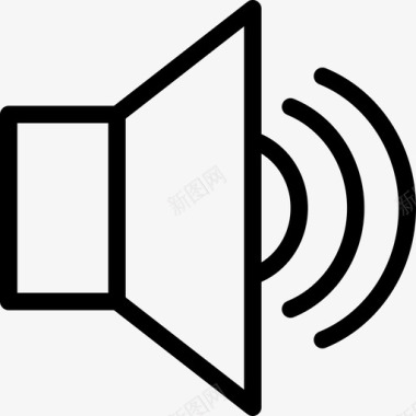 音量音量指示器声音图标图标