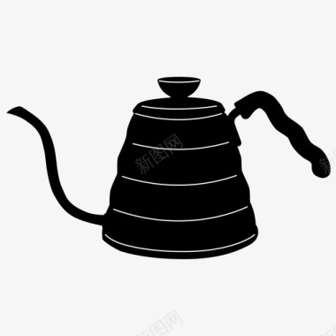 咖啡壶茶壶图标图标