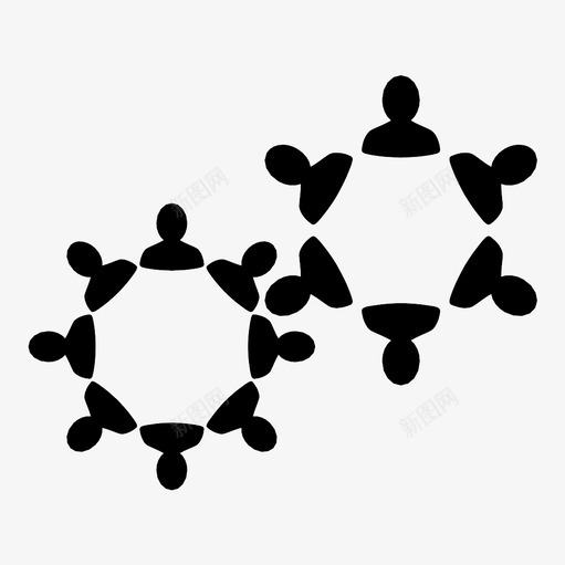 控制整合接口图标svg_新图网 https://ixintu.com 人 关系 接口 控制 整合 机制 环 社会 结构 链接