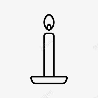 蜡烛成功特殊场合图标图标