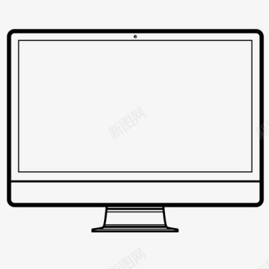 电脑屏幕单块技术图标图标