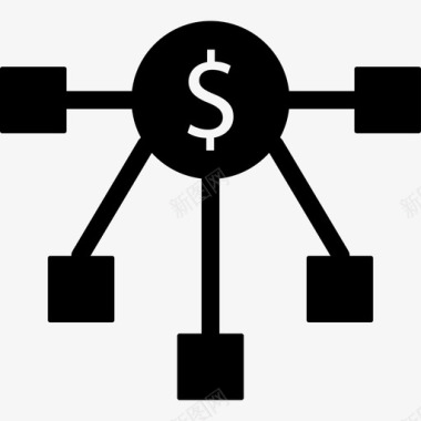 财务银行美元图标图标