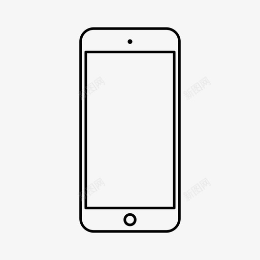 手机iphoneipod图标svg_新图网 https://ixintu.com iphone ipod mp3播放器 手机 苹果产品 音乐播放器