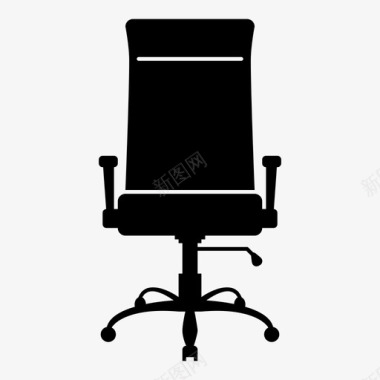 办公椅工作轮子图标图标