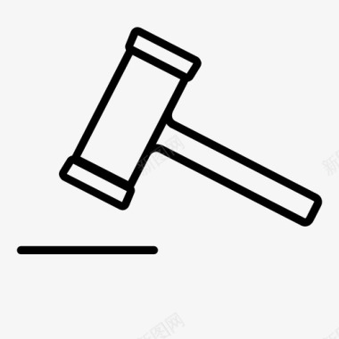 木槌判决最高法院图标图标