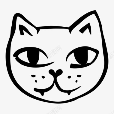 猫喵喵吉祥物图标图标