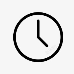 手机回家吃饭图标时间5点闹钟图标高清图片