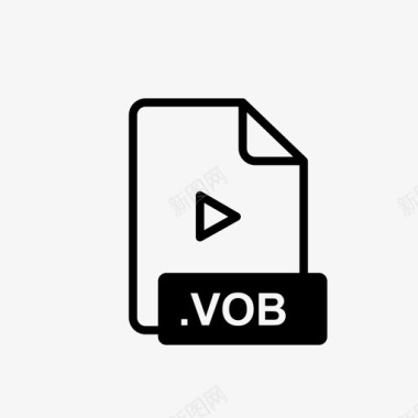 vob文件程序文件行图标图标