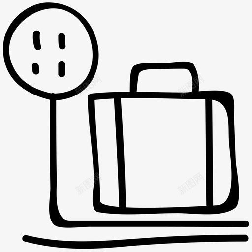秤行李称重行李重量图标svg_新图网 https://ixintu.com 旅行 机场定制 秤 称重秤 行李称重 行李箱重量 行李重量 酒店和餐厅手绘涂鸦图标