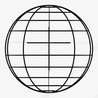 球体行星数学图标图标
