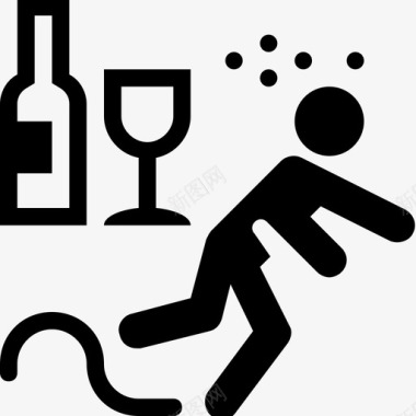酒鬼人物体图标图标