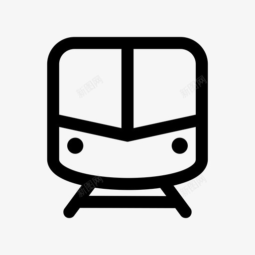 火车旅客运输图标svg_新图网 https://ixintu.com 发动机 地铁 旅客 火车 灯光 轨道 运输 铁路 骑乘