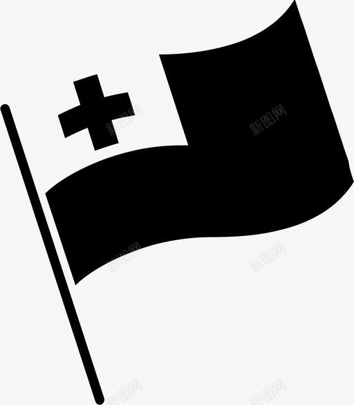 汤加国旗符号代表图标svg_新图网 https://ixintu.com 代表 国家旗帜 国家符号 国籍 地点 大洋洲 太平洋旗帜 标签 汤加国旗 符号