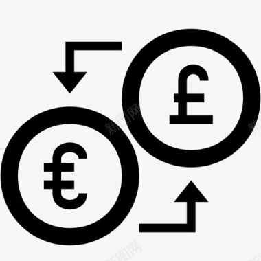 货币兑换金融金融机构图标图标