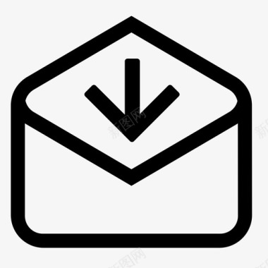 邮件接收邮政服务图标图标