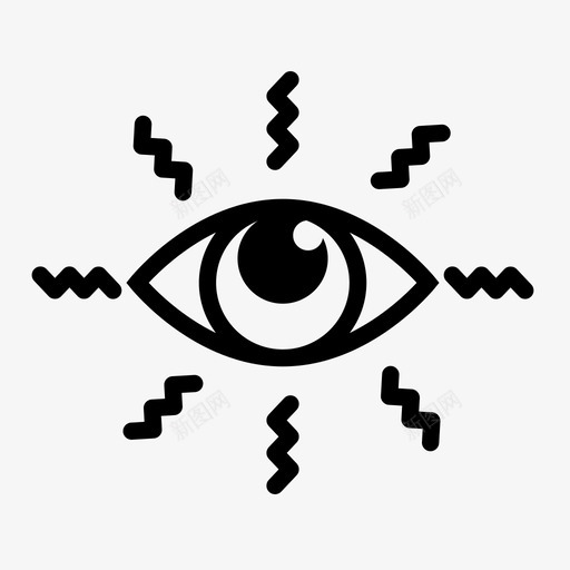 眼睛视力睡眠图标svg_新图网 https://ixintu.com 二 每一个生命 眼睛 睡眠 视力