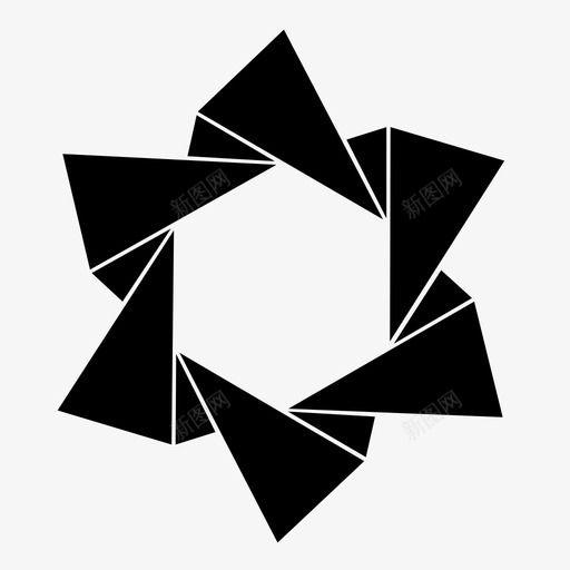 折纸艺术花图标svg_新图网 https://ixintu.com 折 折纸 星星 纸 纸工艺 艺术 花