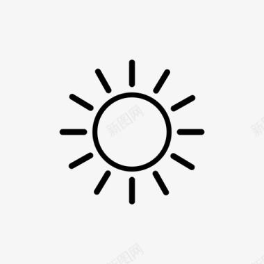 太阳日光耀斑图标图标