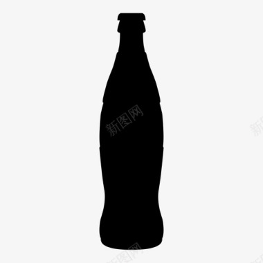 可乐软饮料汽水瓶图标图标